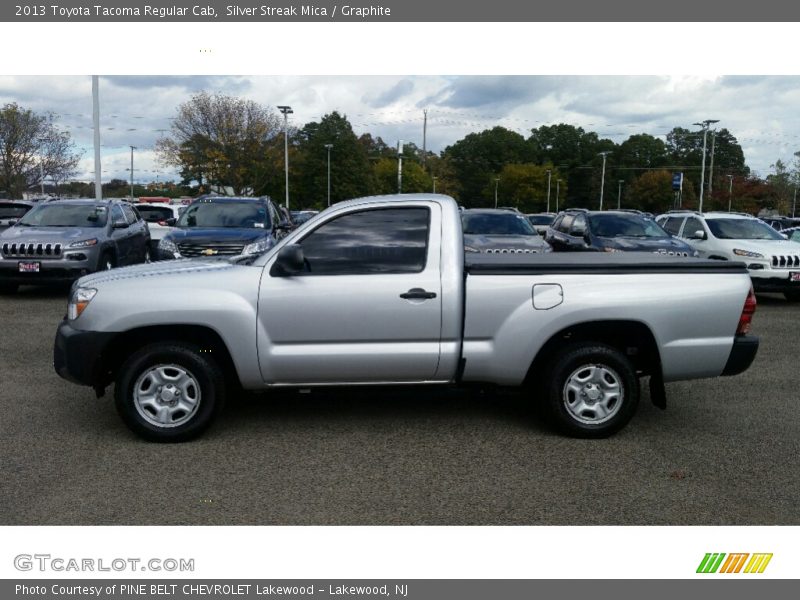 Silver Streak Mica / Graphite 2013 Toyota Tacoma Regular Cab