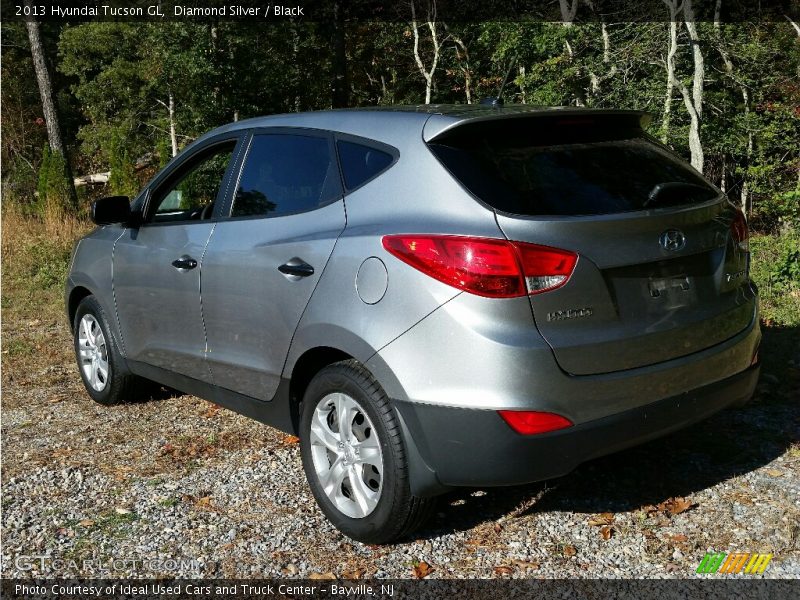 Diamond Silver / Black 2013 Hyundai Tucson GL
