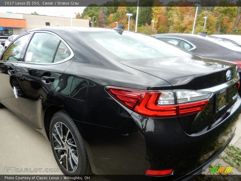 Caviar / Stratus Gray 2017 Lexus ES 350