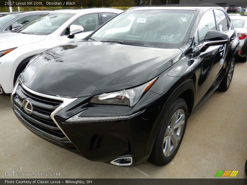 Obsidian / Black 2017 Lexus NX 200t