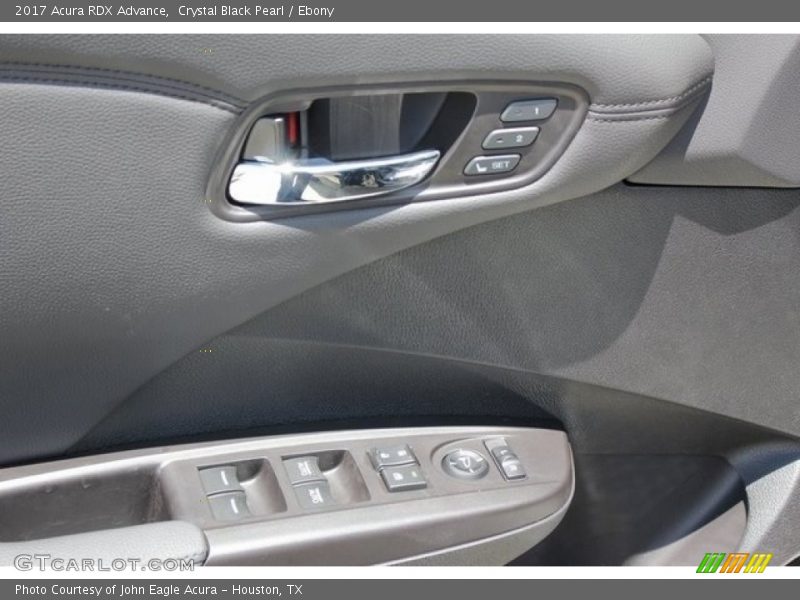 Crystal Black Pearl / Ebony 2017 Acura RDX Advance
