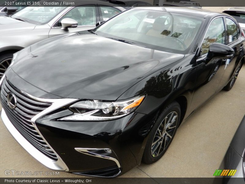 Obsidian / Flaxen 2017 Lexus ES 350