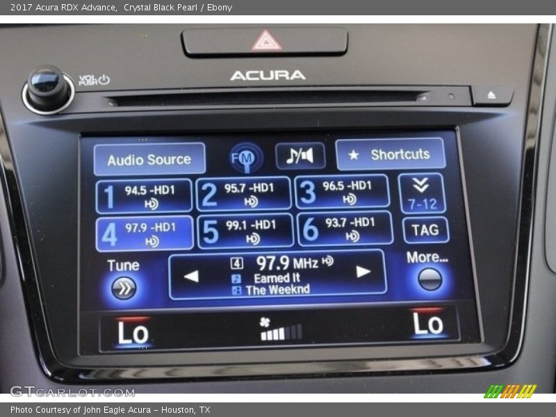 Crystal Black Pearl / Ebony 2017 Acura RDX Advance