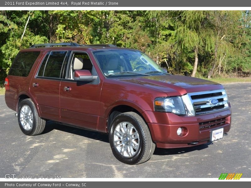 Royal Red Metallic / Stone 2011 Ford Expedition Limited 4x4