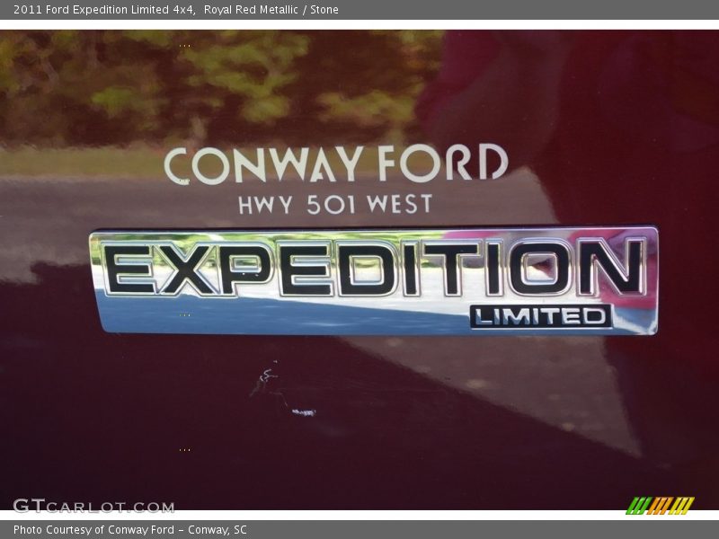 Royal Red Metallic / Stone 2011 Ford Expedition Limited 4x4