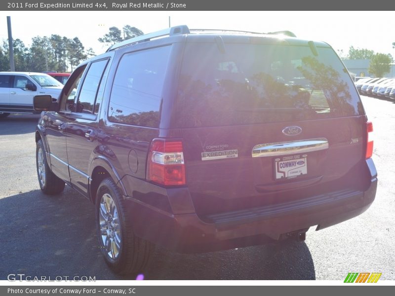 Royal Red Metallic / Stone 2011 Ford Expedition Limited 4x4
