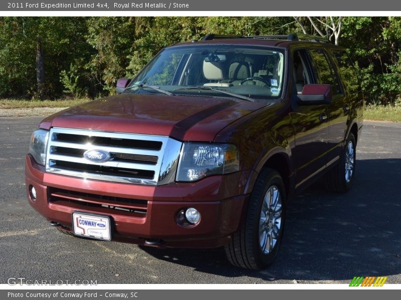 Royal Red Metallic / Stone 2011 Ford Expedition Limited 4x4