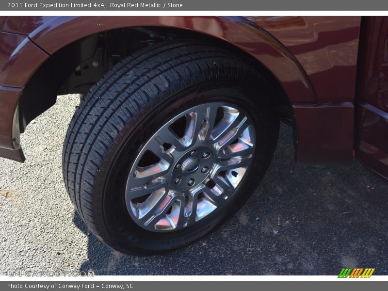 Royal Red Metallic / Stone 2011 Ford Expedition Limited 4x4