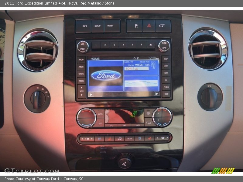 Royal Red Metallic / Stone 2011 Ford Expedition Limited 4x4