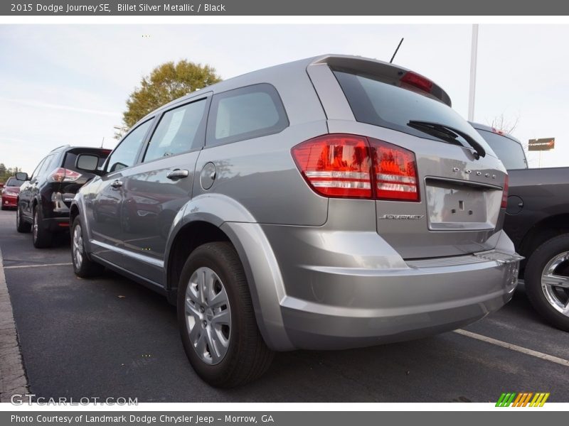 Billet Silver Metallic / Black 2015 Dodge Journey SE