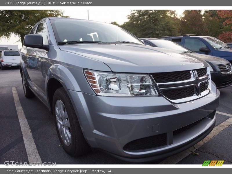 Billet Silver Metallic / Black 2015 Dodge Journey SE