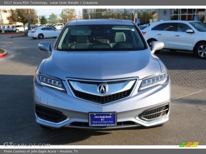 Lunar Silver Metallic / Graystone 2017 Acura RDX Technology