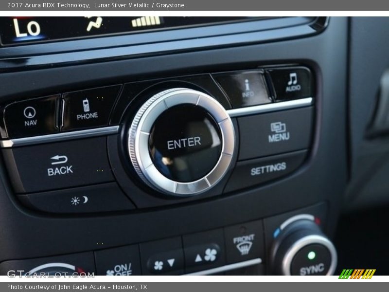 Lunar Silver Metallic / Graystone 2017 Acura RDX Technology