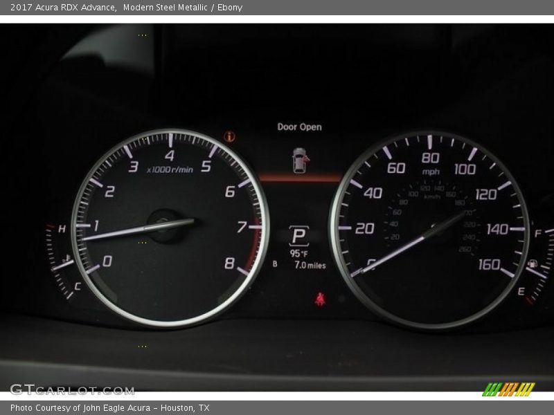 Modern Steel Metallic / Ebony 2017 Acura RDX Advance