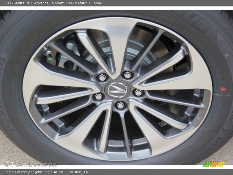 Modern Steel Metallic / Ebony 2017 Acura RDX Advance