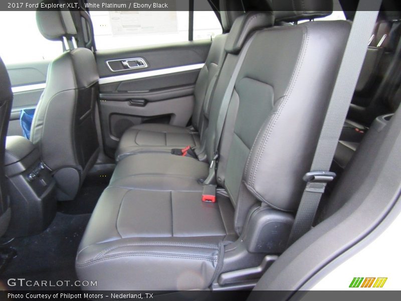 White Platinum / Ebony Black 2017 Ford Explorer XLT