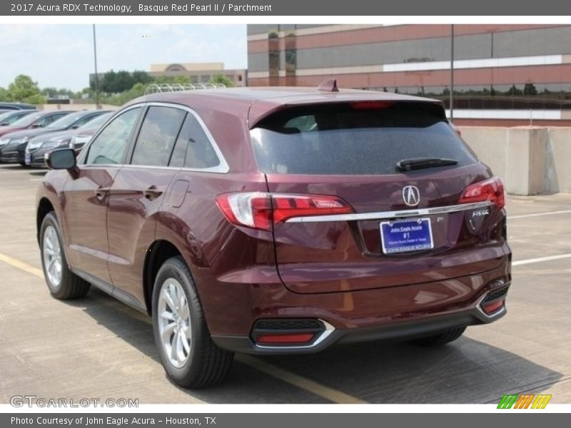 Basque Red Pearl II / Parchment 2017 Acura RDX Technology