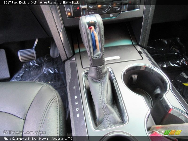 White Platinum / Ebony Black 2017 Ford Explorer XLT