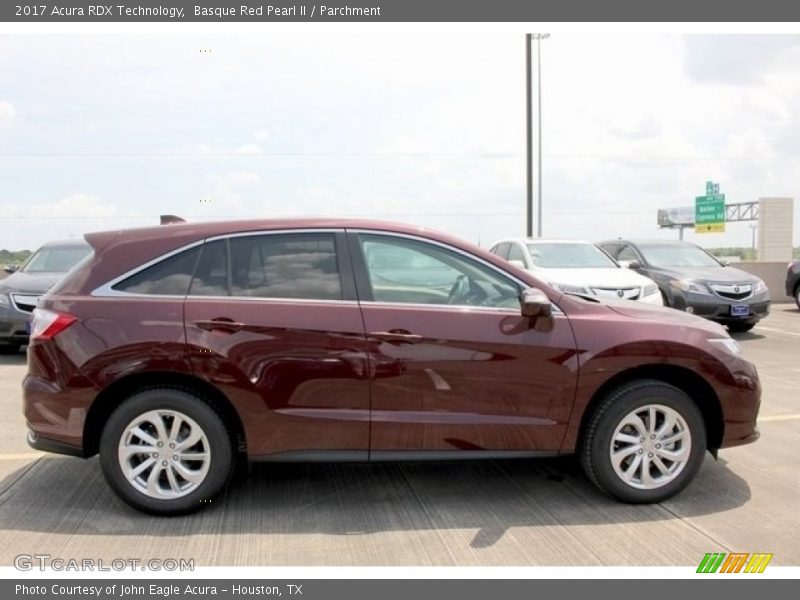 Basque Red Pearl II / Parchment 2017 Acura RDX Technology