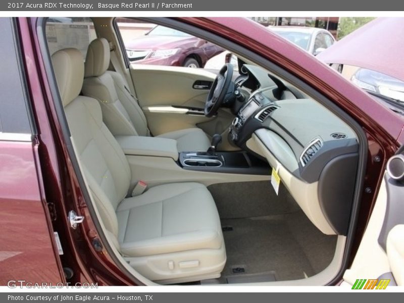 Basque Red Pearl II / Parchment 2017 Acura RDX Technology