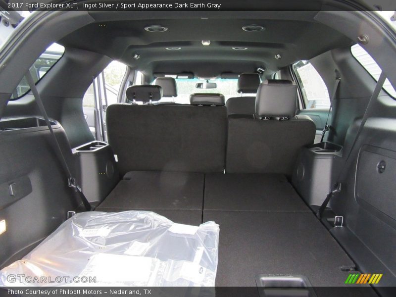 Ingot Silver / Sport Appearance Dark Earth Gray 2017 Ford Explorer XLT