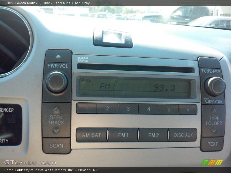 Black Sand Mica / Ash Gray 2009 Toyota Matrix S