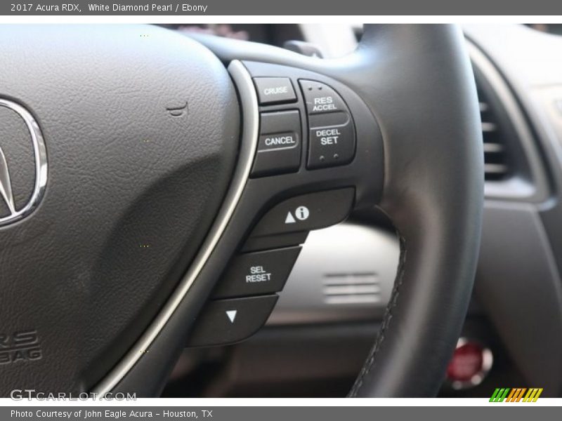 White Diamond Pearl / Ebony 2017 Acura RDX