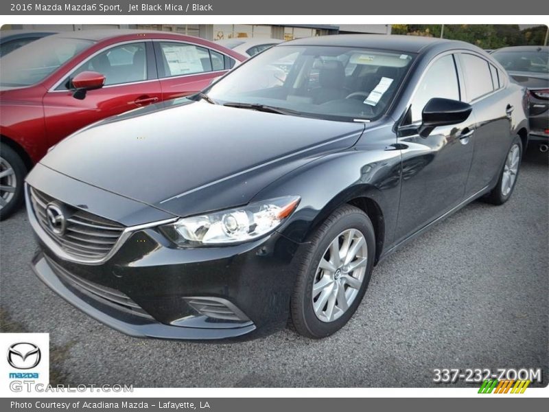 Jet Black Mica / Black 2016 Mazda Mazda6 Sport