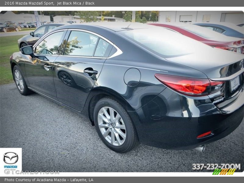 Jet Black Mica / Black 2016 Mazda Mazda6 Sport