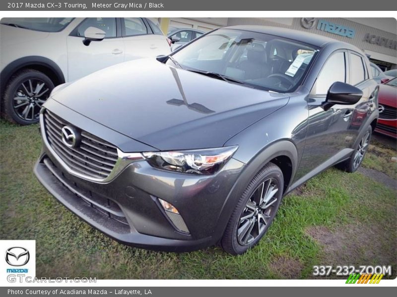 Meteor Gray Mica / Black 2017 Mazda CX-3 Touring