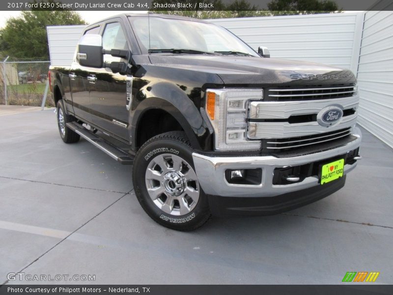 Shadow Black / Black 2017 Ford F250 Super Duty Lariat Crew Cab 4x4