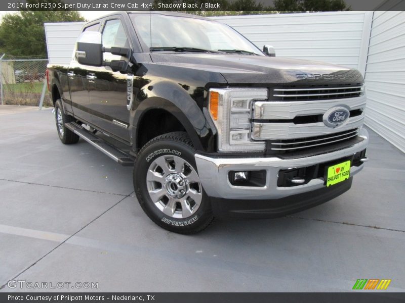 Shadow Black / Black 2017 Ford F250 Super Duty Lariat Crew Cab 4x4