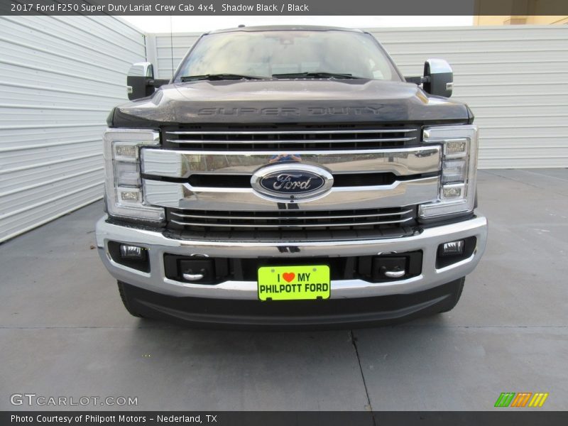 Shadow Black / Black 2017 Ford F250 Super Duty Lariat Crew Cab 4x4