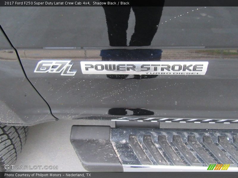 Shadow Black / Black 2017 Ford F250 Super Duty Lariat Crew Cab 4x4