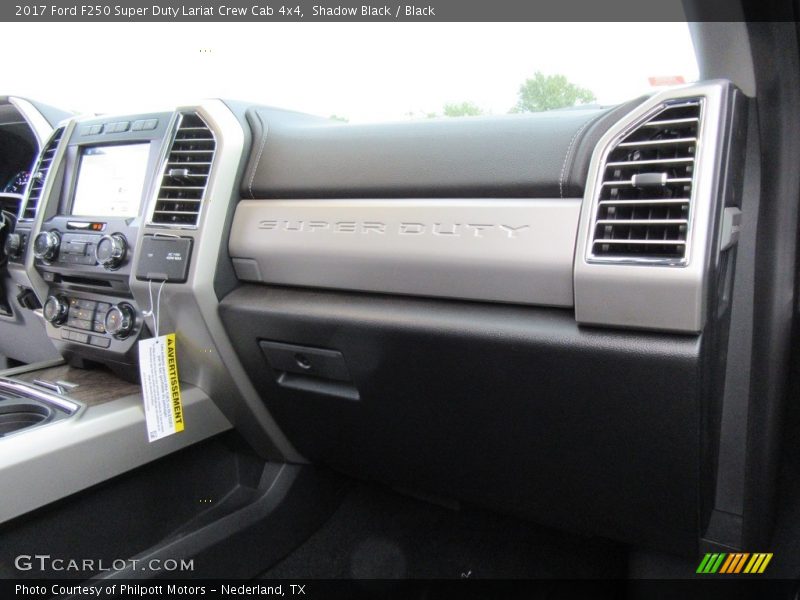 Shadow Black / Black 2017 Ford F250 Super Duty Lariat Crew Cab 4x4