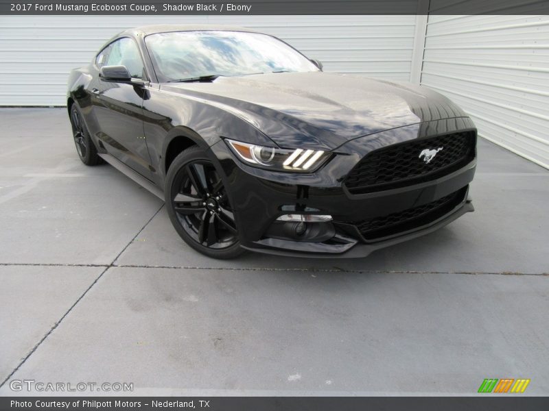 Shadow Black / Ebony 2017 Ford Mustang Ecoboost Coupe