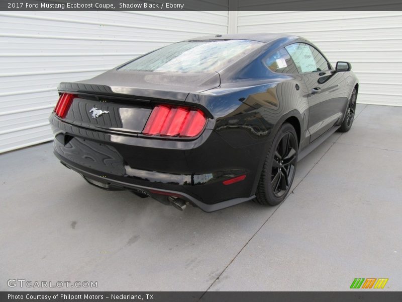 Shadow Black / Ebony 2017 Ford Mustang Ecoboost Coupe