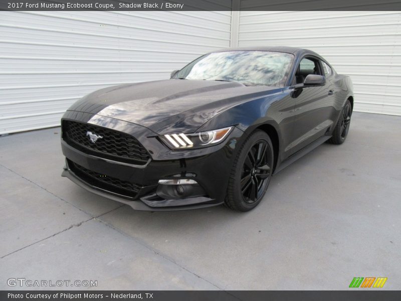 Shadow Black / Ebony 2017 Ford Mustang Ecoboost Coupe
