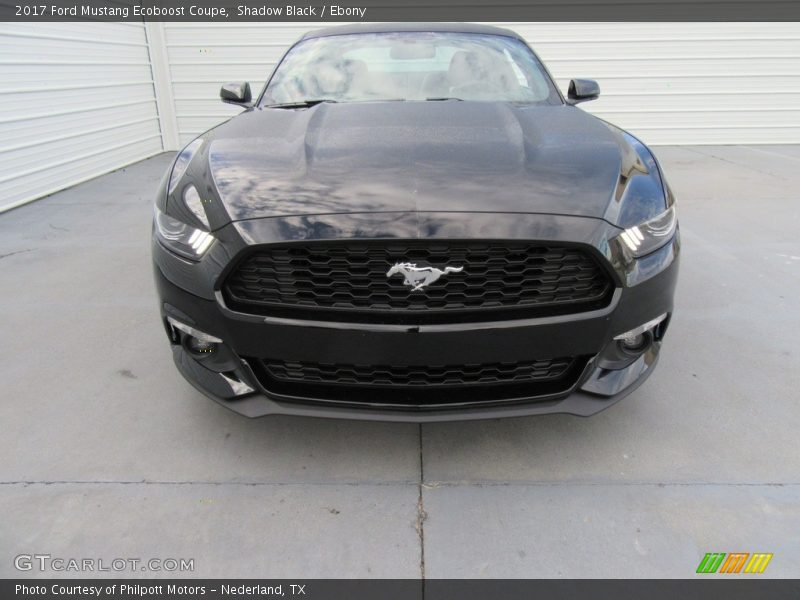 Shadow Black / Ebony 2017 Ford Mustang Ecoboost Coupe