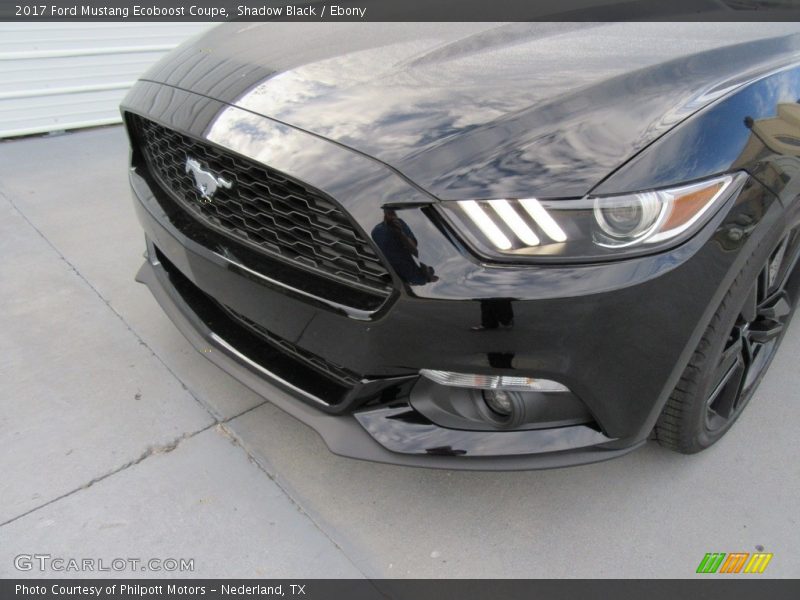 Shadow Black / Ebony 2017 Ford Mustang Ecoboost Coupe
