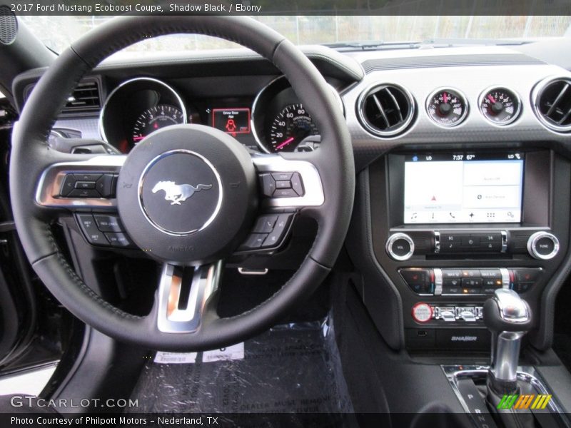 Shadow Black / Ebony 2017 Ford Mustang Ecoboost Coupe