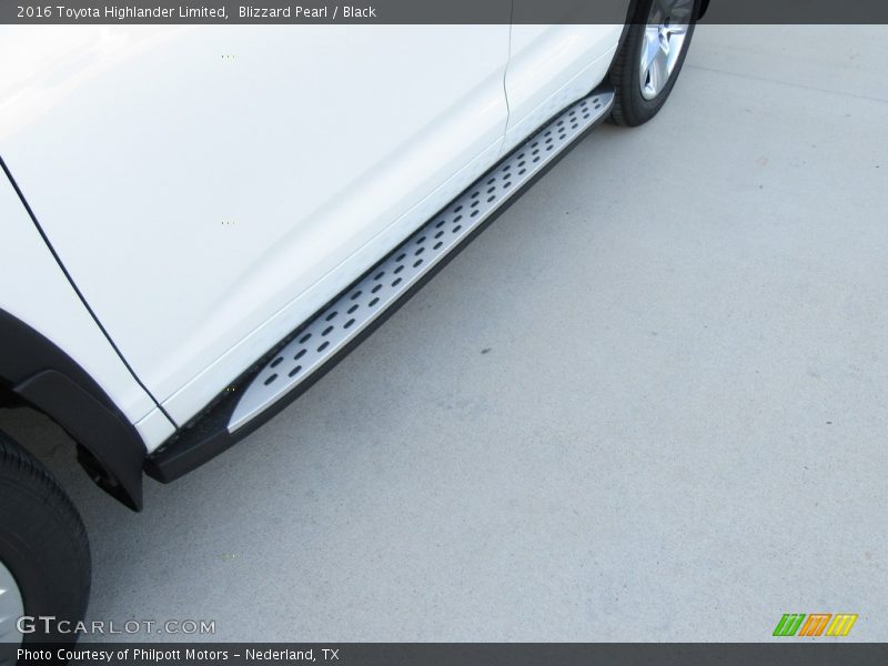 Blizzard Pearl / Black 2016 Toyota Highlander Limited