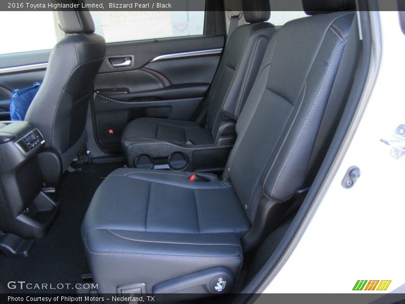Blizzard Pearl / Black 2016 Toyota Highlander Limited