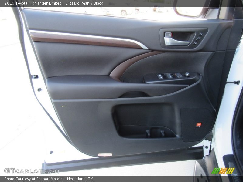 Blizzard Pearl / Black 2016 Toyota Highlander Limited