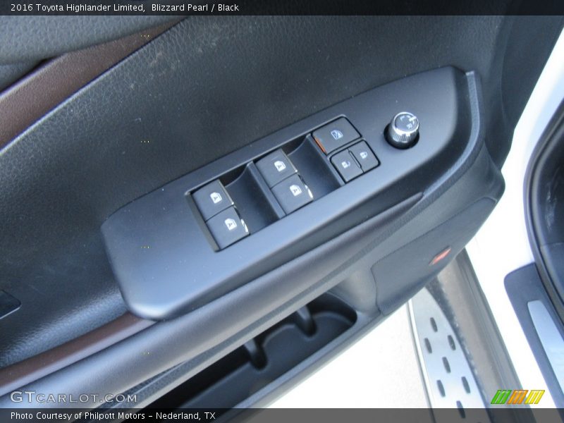 Blizzard Pearl / Black 2016 Toyota Highlander Limited