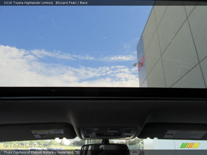 Blizzard Pearl / Black 2016 Toyota Highlander Limited