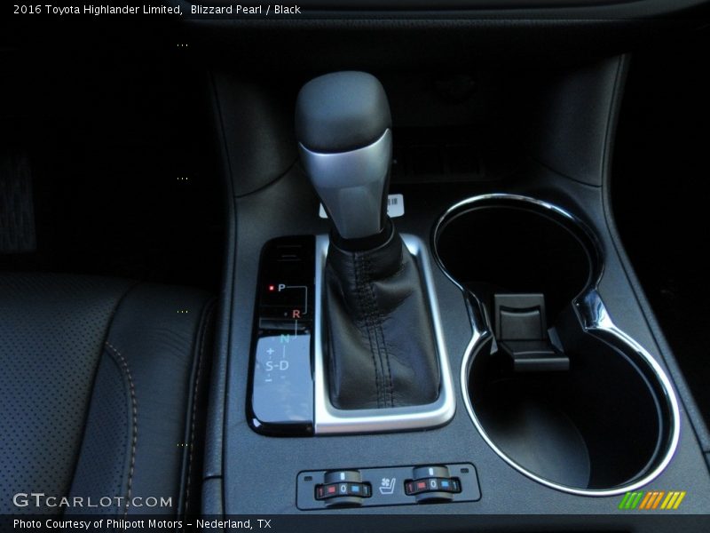 Blizzard Pearl / Black 2016 Toyota Highlander Limited