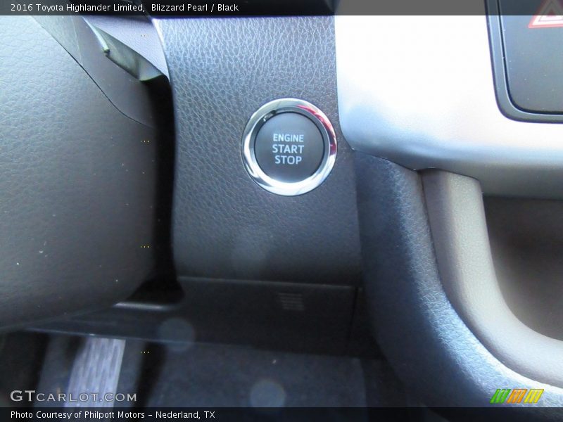 Blizzard Pearl / Black 2016 Toyota Highlander Limited