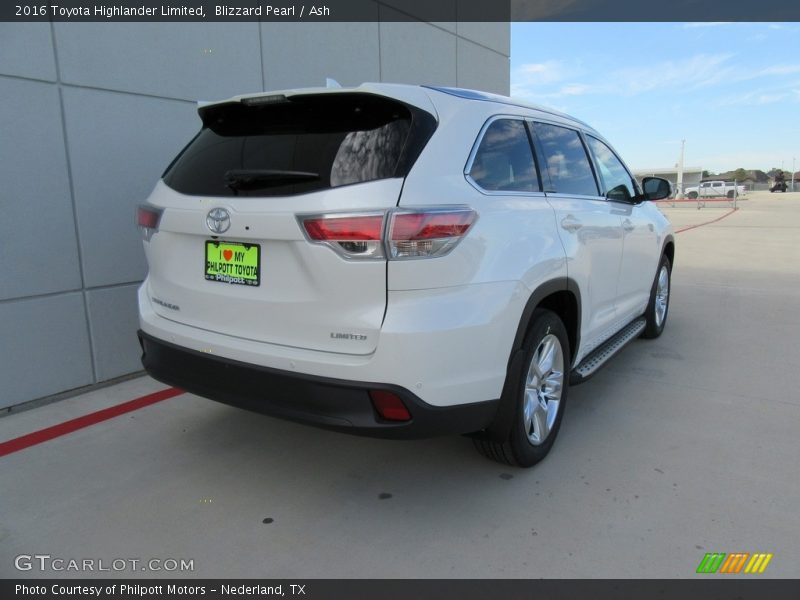 Blizzard Pearl / Ash 2016 Toyota Highlander Limited