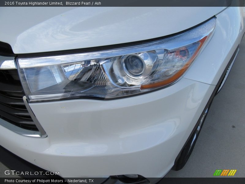 Blizzard Pearl / Ash 2016 Toyota Highlander Limited